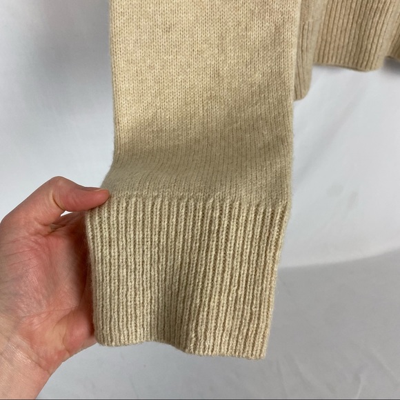 JENNI KAYNE Atlas Turtleneck Sweater in Wheat tan brown cream - Picture 5 of 13